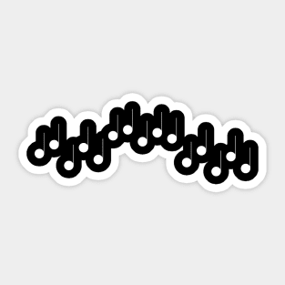 Music Rhythm Sticker